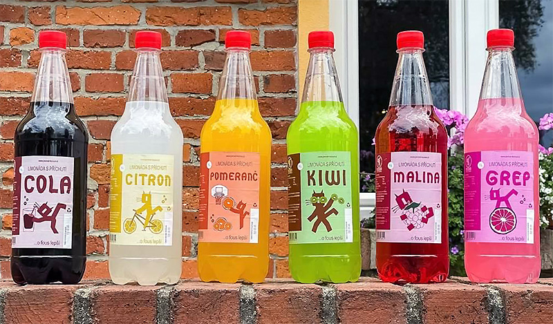 Žáci oboru Grafický design vytvořili inovativní etikety limonád pro Pivovar Kocour